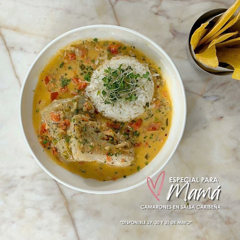 Pescado en salsa Caribeña